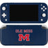 University of Mississippi Ole Miss Blue Nintendo Switch Lite Skin